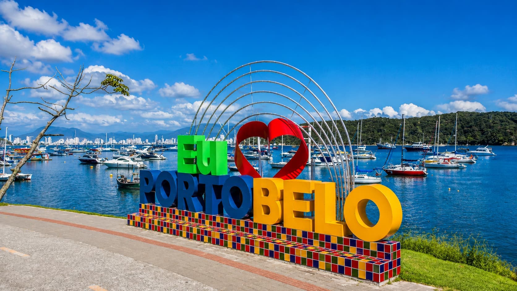 Vista da baía de Porto Belo